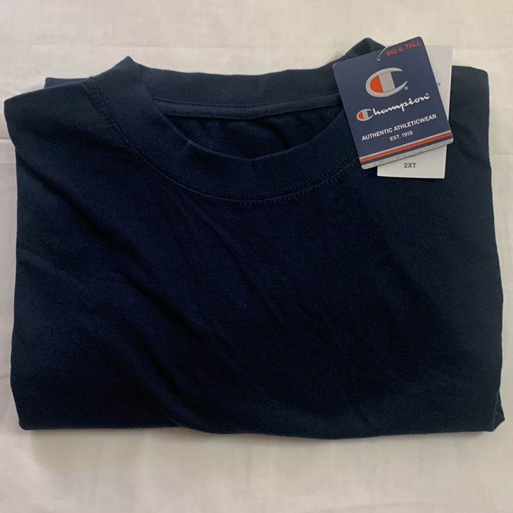 Champion Men's Navy Sweater 2XLT